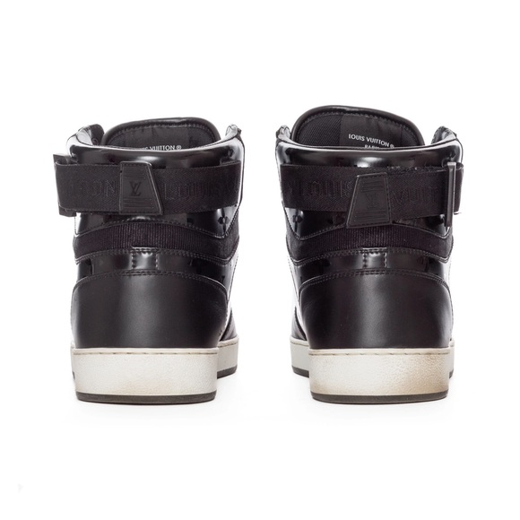 Louis Vuitton Leather Monogram Rivoli High-Top Sneakers - Picture 6 of 10